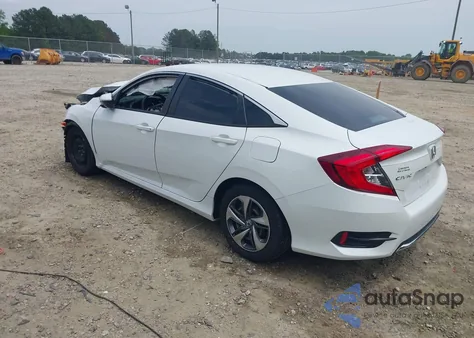 2020 Honda Civic Lx из США, поврежденный, VIN 2HGFC2F69LH520322